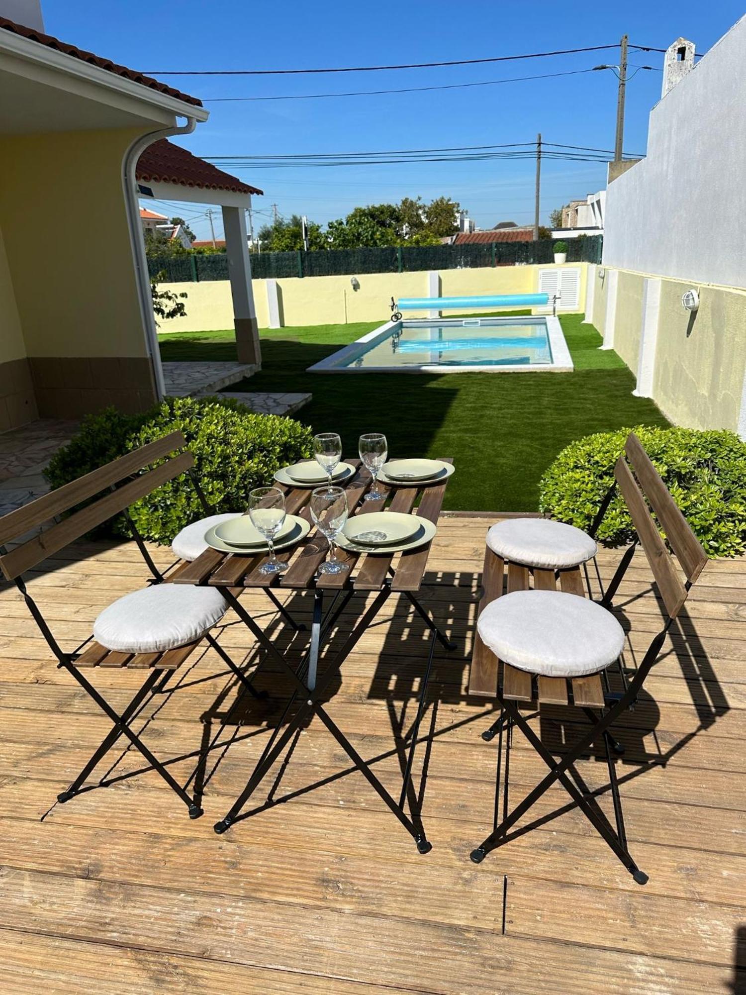 Extraordinary Holiday House At Fernao Ferro! Bagian luar foto